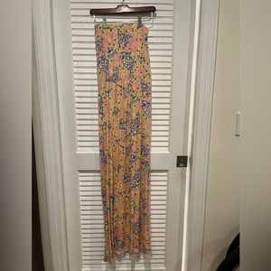 Lilly Pulitzer strapless maxi dress